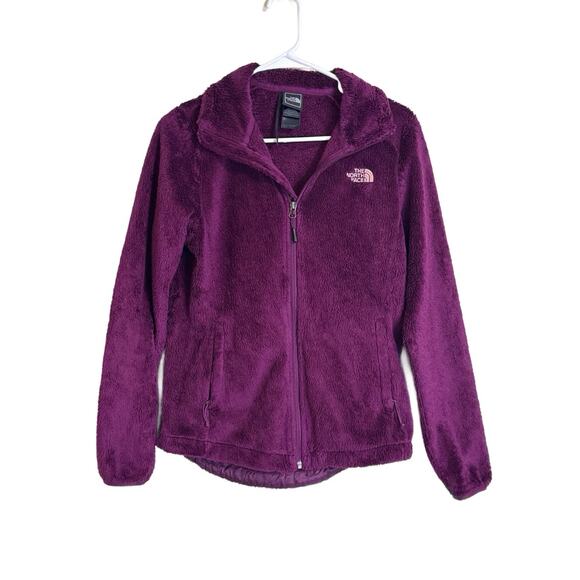 The North Face Fleece Jacket Magenta Purple Full Zip Women’s Size S/P - Picture 1 of 10